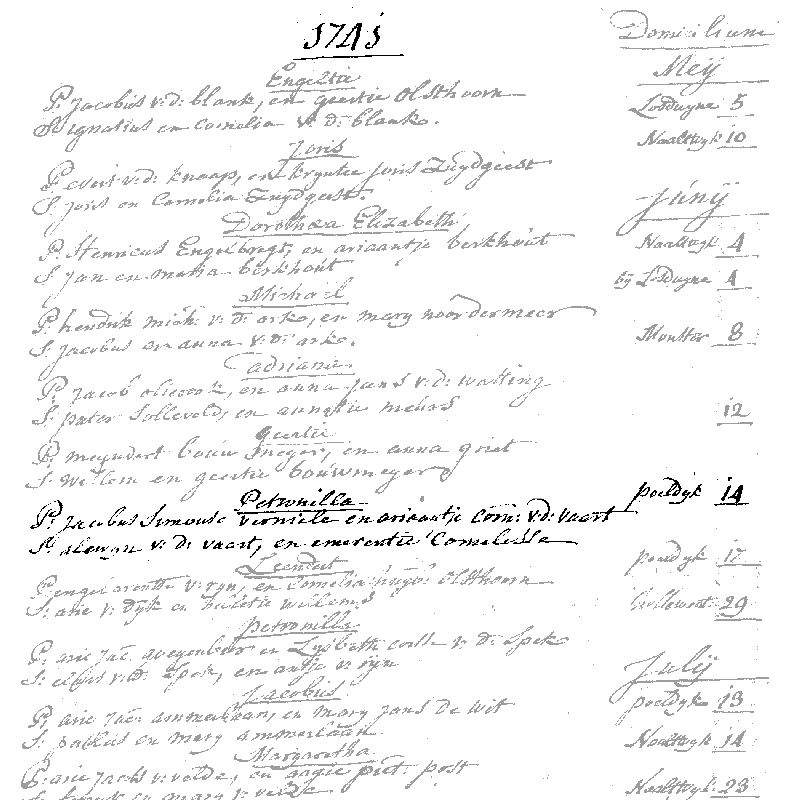 17410614 DTB-P'dijk dp Petronilla dv JS Verniele - AJ vd Vaart